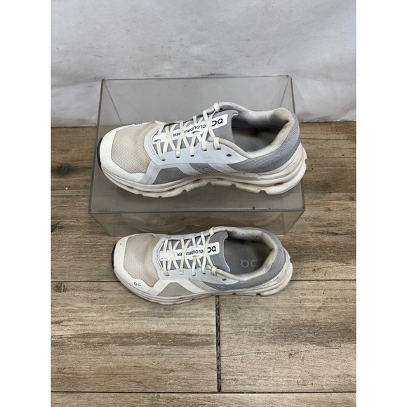 On Cloudrunner Women's Running Shoes Gray White Size 7 Swiss Engineering - Picture 6 of 10